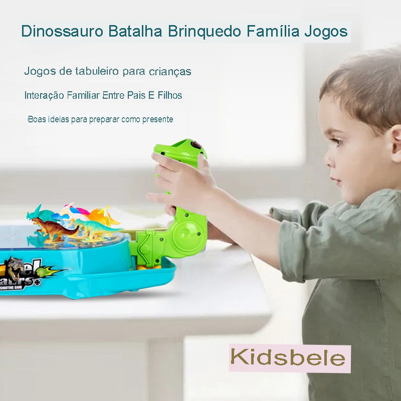 Mesa de Jogo Educativo: Batalha dos Dinossauros em Dupla