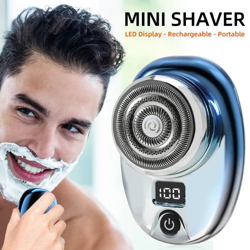 Aparador Elétrico Portátil Mini para Uso Molhado e Seco - Mini Shaver