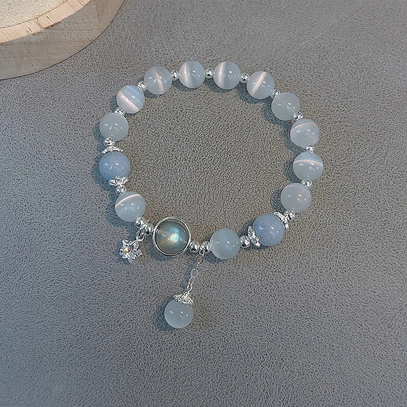 Pulseira de Cristal Mar Azul - Luxo e Originalidade